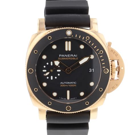 panerai rose gold|submersible goldtech 42mm price.